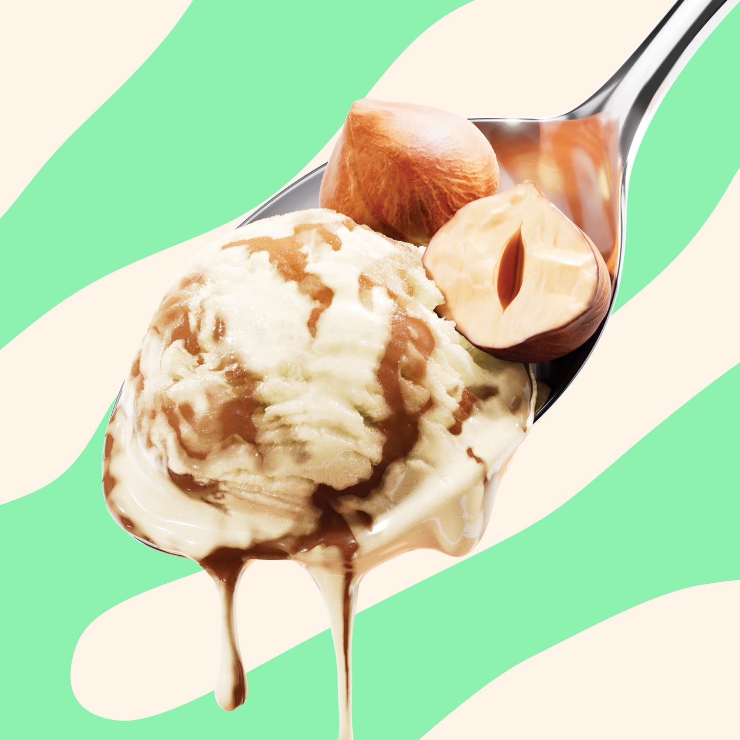 Nougat swirl