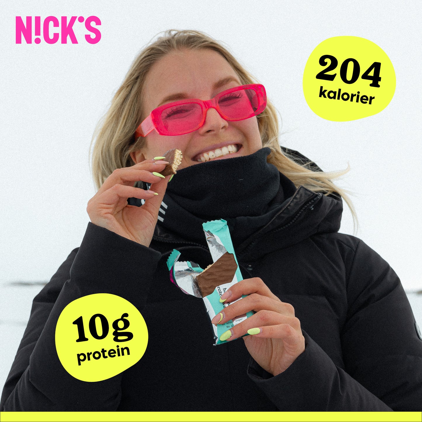 Protein wafer peanut butter