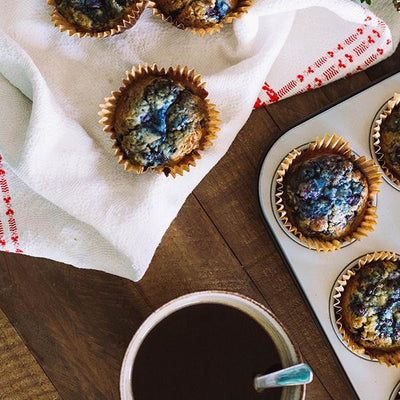 Make healthy blueberry muffins with no added sugar.