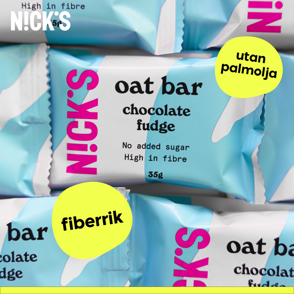 Oat bar chocolate fudge 12 x 35g