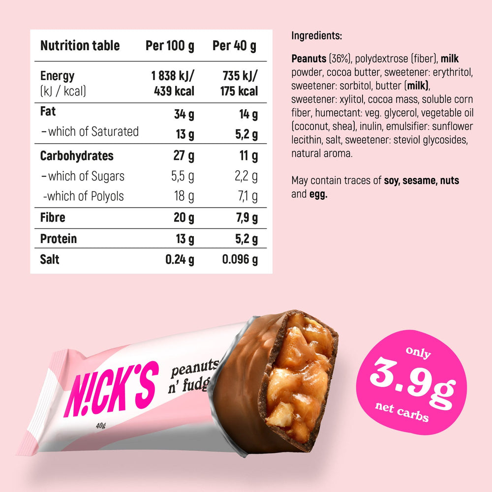 Peanuts n' fudge 15 x 40g