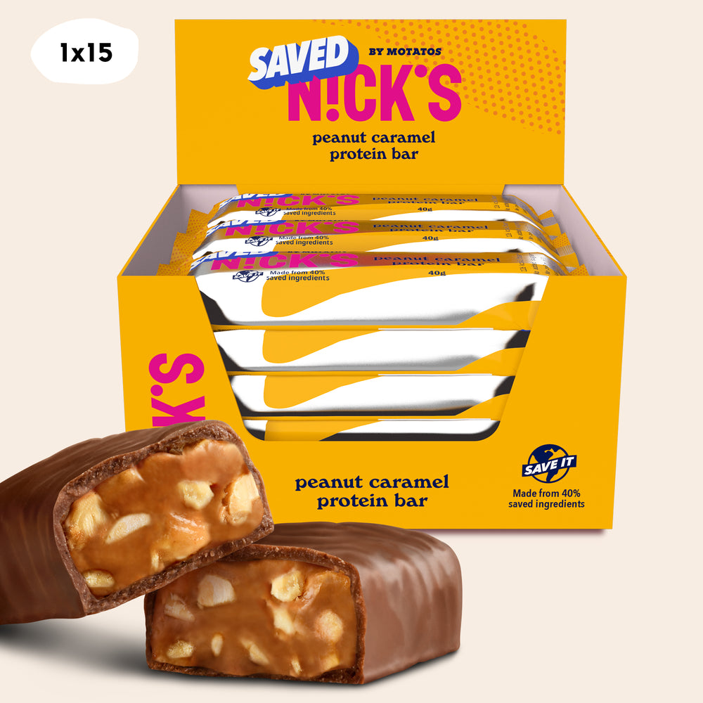 Protein bar peanut caramel - Saved by Motatos 15 x 40 g
